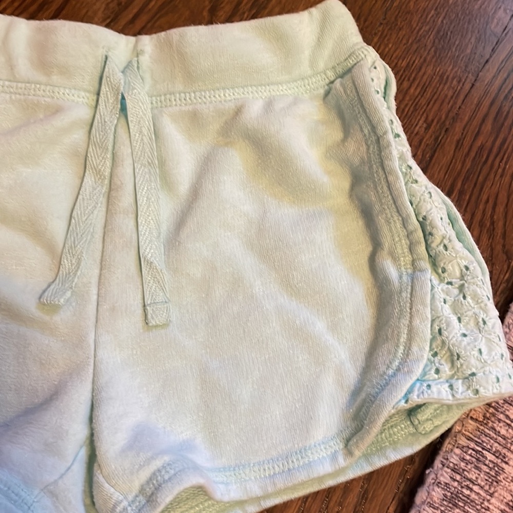 Cat and Jack Mint Cotton Shorts Size 5T
